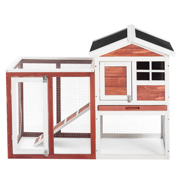 Archie & Oscar Greenland Weather Resistant Hutch with Ramp Wayfair.co.uk